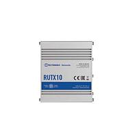 Teltonika RUTX10000300 Routers Industrial non-cellular router. 4 x Gigabit Ethernet ports, WiFi 5 Ghz & 2.4 Ghz, Bluetooth LE, RutOS operating systrem. RMS cloud access. UK power supply unit.