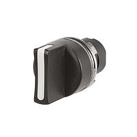 EAO 46-2828.1CV0.001 Round Actuator, oe 22.3 mm, oe 29 mm, non illuminative, Black, short, round, Black, Plastic, Maintained - Maintained, IP65, IK06