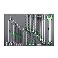 TOPTUL GED2820 Combination & Double Ring Wrench Set (28 pcs)