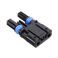 P&B 2106135-2 Plug Connector 2 Position Plug Assy Sealed Plastic Hsg