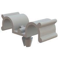 Essentra Components DHURC-4-01 Half U Clamp Clamp,Half U,Arrow Mnt,Nat,1/4 in