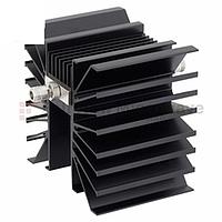 Fairview SA3DFF300W-30  30 dB Fixed Attenuator 7/16 Female To 7/16 Female Directional Up To 3 GHz Rated To 300 Watts With Black Aluminum Heatsink Body