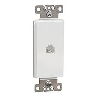 Square D SQR87T01WH Connectors TEL RJ11 4P4C STRAP WH