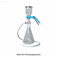 TJV TJ.FA0220 45/40 Glass Base Filter Head, with for 2000㎖, Glass Sieve 10㎛
