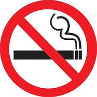 Panduit PESV-E-3 ISO Pictogram IS0 Lbl Vinyl No Smoking symbol