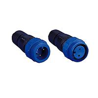 Bulgin PX0411/08P/6570 Connectors 8 POLE FLEX PLUG 6.5-7.0MM BLACK