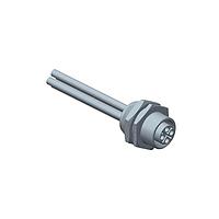 Amphenol LTW M12S-03PFFS-SH8C50 Sensor Cables / Actuator Cables M12 Circular Metric Connector, S Code, Metal, 12A, 03 pins, Female Connector, Female Contact, Hexagonal, Screw Thread, Solder, Receptacle With Cable/Wire, Length 500mm, IP68 / IP69K