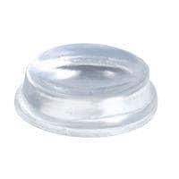 Essentra Components RBS-6 Cylindrical Bumper,Adh Mnt,Clear,Cylnd,.50 in Dia