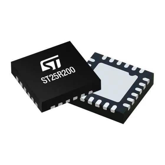 NFC and RFID components used for contactless identification and embedded wireless communication