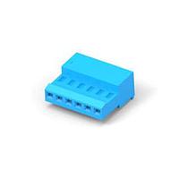 AMP Connectors - TE Connectivity 3-641239-6 Receptacle Assembly 06P MTA100 CONN ASSY BLU LF
