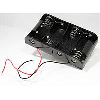 Eagle Plastic Devices 12BH243-GR Battery Holders 4 "C" CELLS W/6" LDS