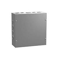 Hammond Manufacturing CSKO1086 Screw Cover N1 Screw Cover w/KO's - 10 x 8 x 6 - Steel/Gray