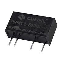 CUI Inc DSM1-5-D5-S Isolated dc-dc isolated, 1W, 4.5-5.5 Vdc input, +/-5 Vdc, +/-0.1 A, single regulated output, SIP