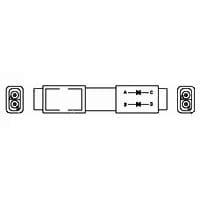 AMP Connectors - TE Connectivity 5-591842-1 Dual Electronic Splices - Diode TERM JCT,DOUBLE SPLI CE,SZ 20