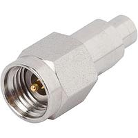 Amphenol SV Microwave SF1115-6087 RF Adapters - Between Series 2.92mm Male to SMPM Male Adapter, SB