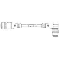 Molex 1200669119 Sensor Cables / Actuator Cables MMC-5P-5W-FE/MM-ST/90-19M-PUR