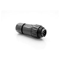 Amphenol Tuchel C016 30H006 200 12 Connectors 6+PE MALE STRT BLK SOLDER GLD CONTACT