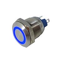 Adam Tech SW-PB7-01LB42BFRR12VM Anti-Vandal Switches ANTI-VANDAL PUSHBUTTON SWITCH, 1