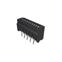 Amphenol FCI HLW10S-2C7LF Board Mount 1.00mm Flex Connectors, HLW-S series, 10 Position, Top Entry Non-ZIF Connector, 1mm (0.039inch) Pitch, Kinked Terminal