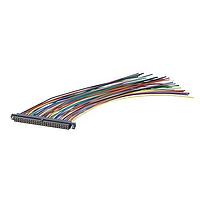 Harwin M80-FC35068F2-0150L Rectangular Cable Assemblies 25+25 Pos. Female DIL 26AWG Cable Assembly, 150mm, single-end, Jackscrews