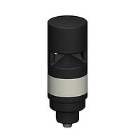 Banner Engineering TL50BBBAOSICQ Tower Lights Tower Light; Gray Housing: 3-Color Sealed; Omnidirectional Continuous Audible Indicator with Intensity Adjust; Voltage: 18-30 V dc or 24 V ac; Environment Rating: IP67; Input: Bimodal; Colors: Blue Blue Blue; 5-pin M12 Integral QD