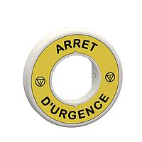 SCHNEIDER ZBY9W2M130 Ring ILL. RING 230V 1 RD LED TEXT ARRET D URGENCE
