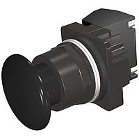 SIEMENS 52BM9W1A Pushbutton PUSHBUTTON,MOM,BLK,1 3/4" PLST,2POS,1BJK
