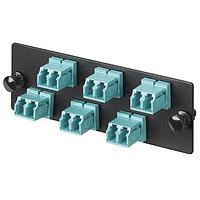 Panduit FAP8WBUDLCZ Fiber Adapter Panels FAP w/8 LC Dupl Adapters (BU) Zirconia