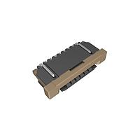 Amphenol FCI SFW7R-3STE1LF Board Mount 1.00mm Flex Connector, SFW-R series, 7 Position, Bottom side Contact, Side Entry Surface Mount ZIF Connector, Lead Free, with Cable Lock.