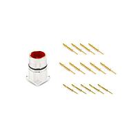 Amphenol SINE Systems MB1LLN0900-KIT Straight Receptacle male 9 pos Crimp