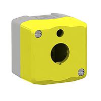 SCHNEIDER XALKW01 Push Turn EMPTY BOX YEL. FOR ILL. ESTOP 1 HOLE