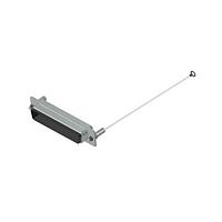 Amphenol CONEC 15-000200 D-SUB Protection Cap 50P WTR RESIST SCREEN CAP FOR MALE D-SUB,LANYARD,M3 R.INSERT, JACK SCREWS