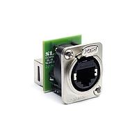 Amphenol Audio RJX8FD5T XLR XLRnet D TYPE FEEDT HROUGH CAT5E