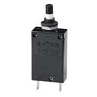 E-T-A Circuit Breakers 2-5700-IG1-K10-1.5A Thermal Overcurrent Single pole thermal circuit breaker with press-to-reset, tease-free, trip-free, snap action mechanism. Type 2-5700 can be supplied as a push-push switch/circuit breaker (R-type TO CBE to EN 60934 in press-to-reset configuration; S-typ