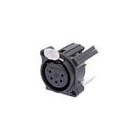 NEUTRIK NC5FAV-SW Receptacles Recpt A-SW 5 pin F PCBV pin1/grd sep