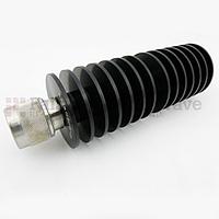 Fairview  SA18N50W-20 20 dB Fixed Attenuator N Male To N Female Up To 18 GHz Rated To 50 Watts With Black Aluminum Heatsink Body