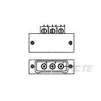 Nanonics - TE Connectivity CX080L2HN RF Connectors / Coaxial Connectors CX080L2HN