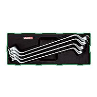TOPTUL GTA0403 Offset Double Ring Wrench Set (4 pcs - 75°)