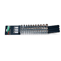TOPTUL GAAQ3704 6PT Socket Rail Set (37pcs, 1/4", 3/8" & 1/2" Dr.)