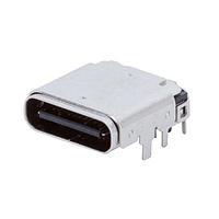 Same Sky (formerly CUI Devices) UJ32-C-V-G-TH-9-P24-TR USB Type C Type C, 3.2, Vertical, Gold plated 3u, Through Hole, 24 pin, T&R