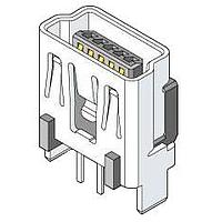 Molex 500075-1517 Mini USB Type B Connectors USB Mini-B Recept Vert. w/Solder Tails