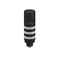 Banner Engineering TL50BLGYRAOSQP Tower Lights Beacon Tower Light: 3-Color Sealed; Omnidirectional Continuous Audible Indicator; Voltage: 12-30 V dc or 24 V ac; Environmental Rating: IP67; Input: Bimodal; Colors: Green Yellow Red; 150 mm (6 in) 5-pin M12 PVC Pigtail QD