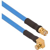 Amphenol SV Microwave FRSMP-085-FSSMP-060 RF Cable Assemblies SMP R/A F SMP Straight F 6"Cable