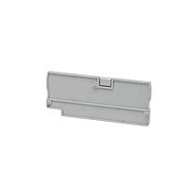 Same Sky (formerly CUI Devices) TBDR-02-25-GY End Cap Terminal Block, Din Rail, 2.5mm Pitch, Grey