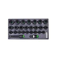 TOPTUL GEA0261 1/2" DR. Impact Socket Set (26 pcs)