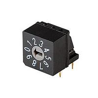 Same Sky (formerly CUI Devices) RDS5-16S-1011-RA-254-D-67 DIP Switches 16 Position Through Hole 2.54 mm Pitch IP67 Right Angle Flush Arrow Actuator