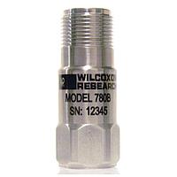 Amphenol Wilcoxon 780B Acceleration Sensor Modules Top exit, compact, general purpose, MIL-C-5015 connector, case isolated, 100 mV/g, +/-10% sensitivity tolerance