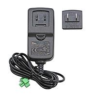 EDATEC ED-PSU1202-US-3.5PL Interchangeable Plugs 12V/2A, terminal blocks connector,Black,US Plug