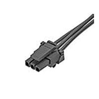 Molex 145132-0301 Discrete Wire Micro-Fit OTS Cbl ASSY 150mm 3CKT Blk