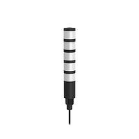 Banner Engineering TL30BYBGRWNXC1 Tower Lights TL30 Basic Tower Light; Black Housing: 5-Color Indicator; Voltage: 12-30 V dc; Environ. Rating: IP65; Input: Bimodal; Colors: Yellow Blue Green Red White; 1.2 m (4 ft) Integral Cable